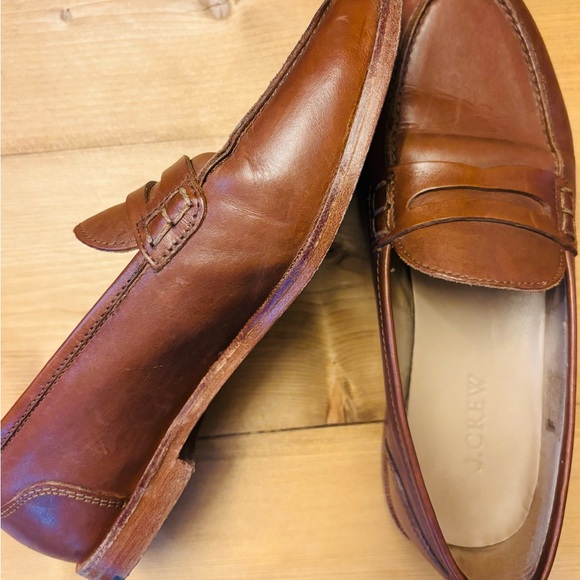 J. Crew Classic Leather Tab Loafers Women’s Size 6 - Picture 2 of 6